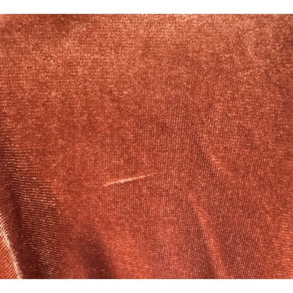 Baltic Born Size Small Katelyn Maxi Wrap Dress Crushed Velvet Burnt Orange Boho - Picture 12 of 12